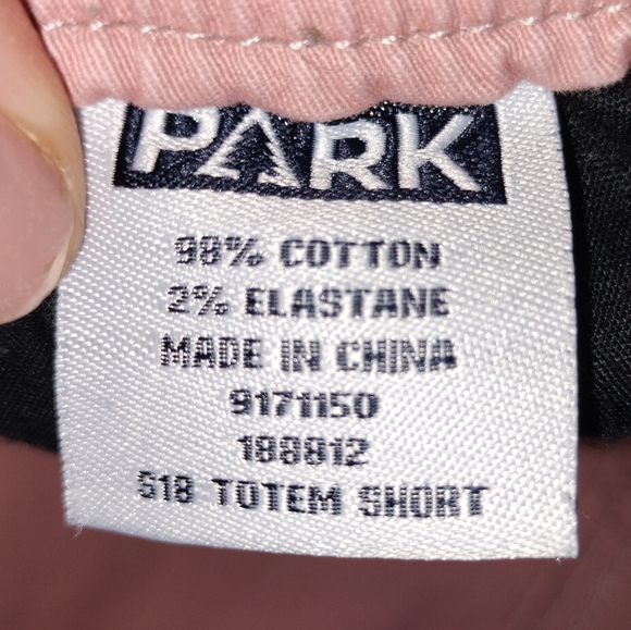 PARK Cotton Blend S18 Totem Hiking Shorts in Red Clay Sz. 36 - Picture 6 of 10